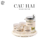 SET BÌNH NƯỚC THUỶ TINH JANIE 6PCS