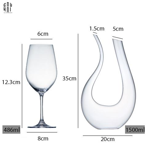 SET BÌNH RƯỢU DECANTER OSCAR giảm 40 - CẬU HAI HOME DECOR