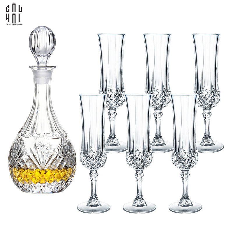 SET BÌNH RƯỢU LOUIS giảm 40 - CẬU HAI HOME DECOR