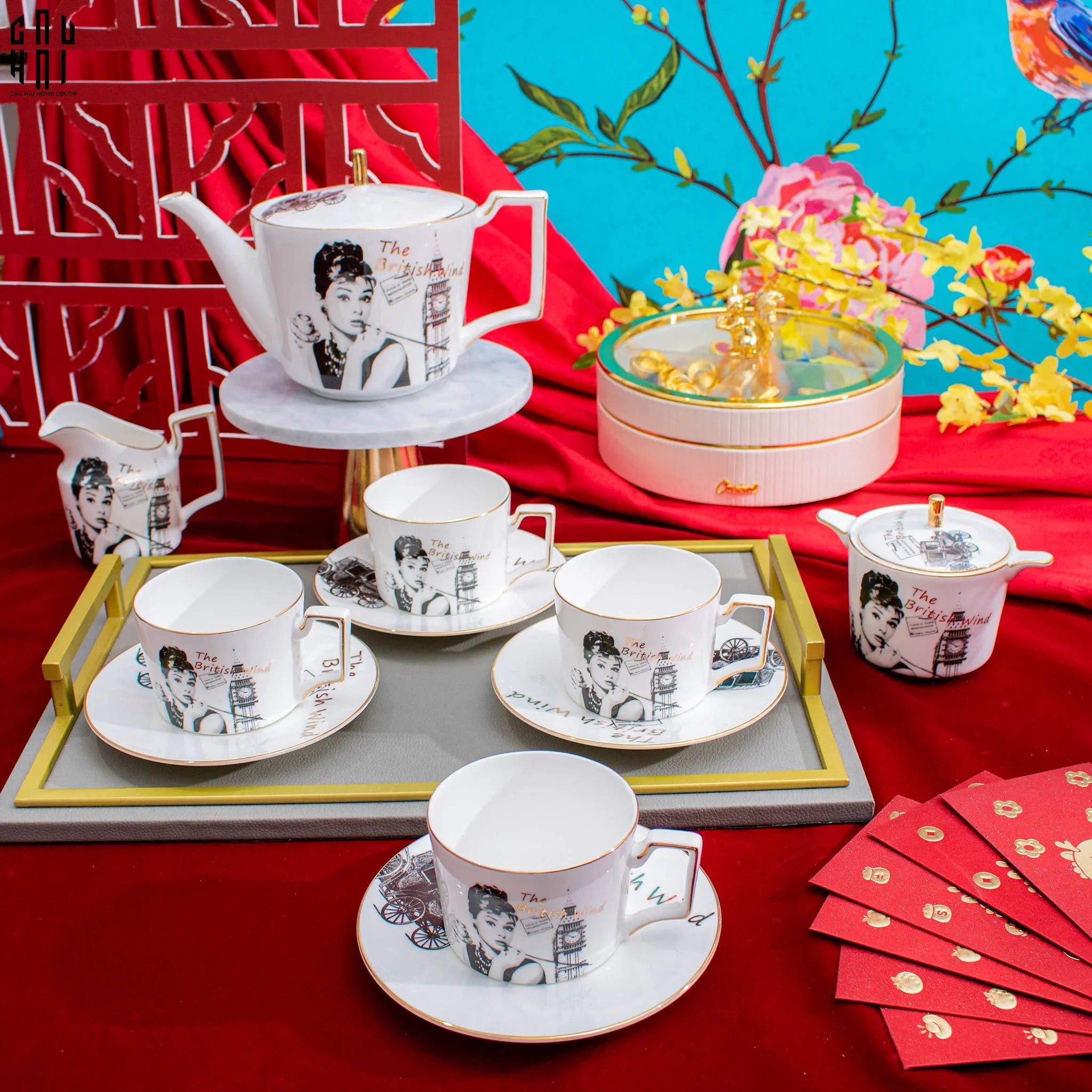 SET BÌNH TRÀ MADEMOISELLE 2025-CẬU HAI HOME DECOR