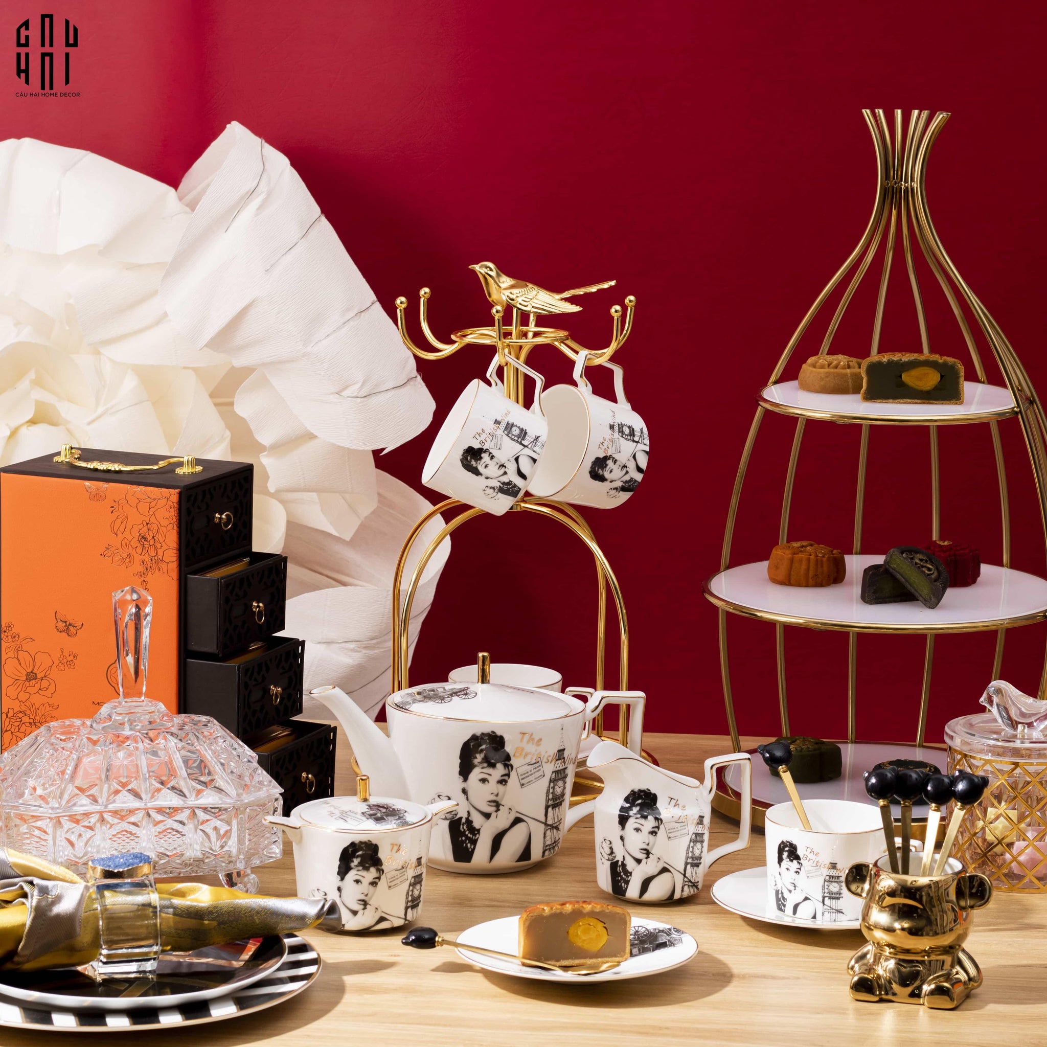 SET BÌNH TRÀ MADEMOISELLE 2025-CẬU HAI HOME DECOR