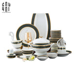 SET CHÉN DĨA SYLVIA 50PCS-CẬU HAI HOME DECOR