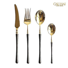 Set Dao Muỗng Nĩa 4 Món Phantom Glamour Trident Couture Dinner Cutlery 4Pcs-Dinner Cutlery Set Dao Muỗng Nĩa-CẬU HAI HOME DECOR