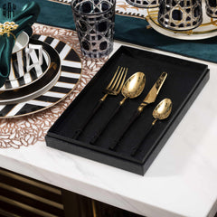 Set Dao Muỗng Nĩa 4 Món Phantom Premium Dinner Cutlery 4Pcs-Dinner Cutlery Set Dao Muỗng Nĩa-CẬU HAI HOME DECOR