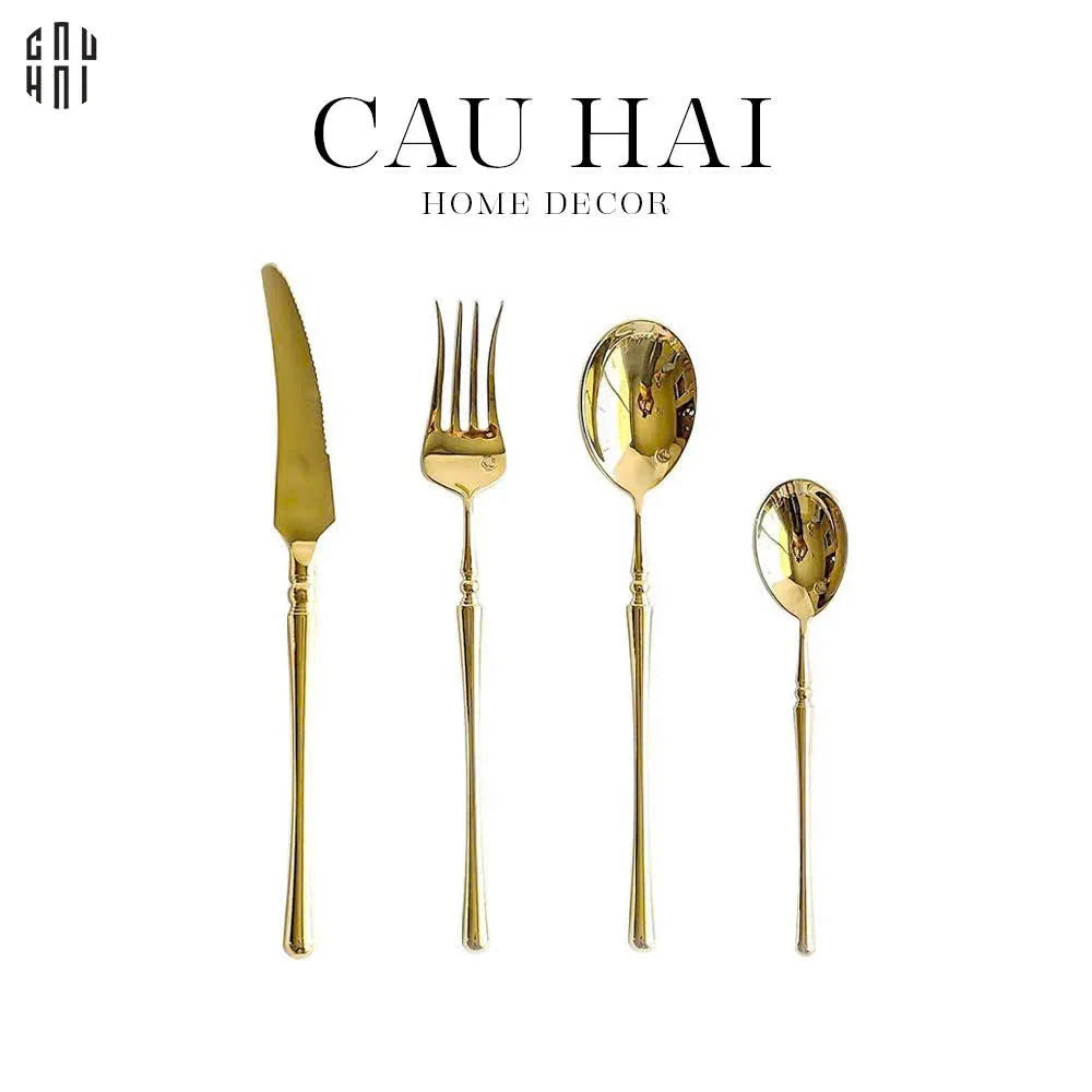 SET DAO NĨA GLAMOUR 4PCS - CUTLERY GLAMOUR 4PCS ( SHINING )