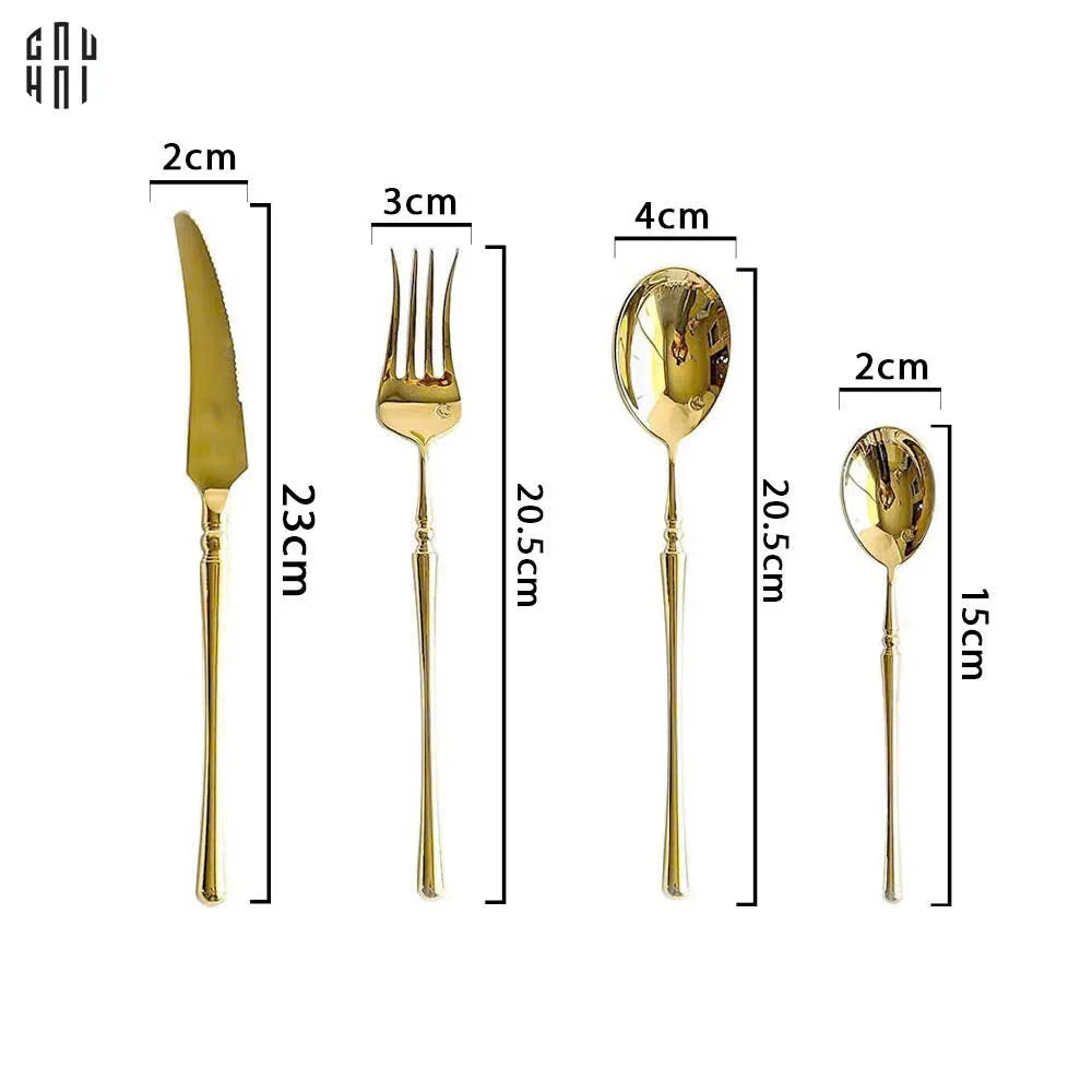 SET DAO NĨA GLAMOUR 4PCS - CUTLERY GLAMOUR 4PCS ( SHINING )
