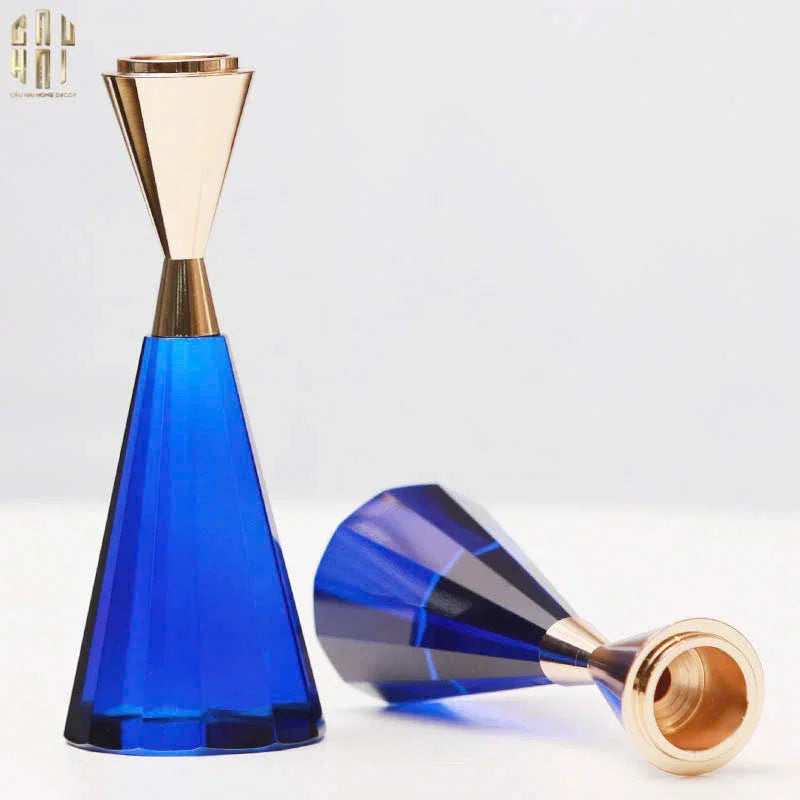 SET ĐẾ NẾN PHA LÊ - CANDLE GEM – SAPHIR & SOLEIL