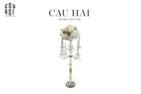 Set Đế Nến Và Hoa Lụa Alexander 120.-CẬU HAI HOME DECOR
