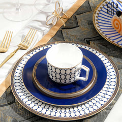 Set Đĩa Bàn Tiệc Âu Ogilvy Banquet Plates 4 Pcs Élégance Cobalt Blue Dinnerware Sets-SET CHÉN DĨA-CẬU HAI HOME DECOR