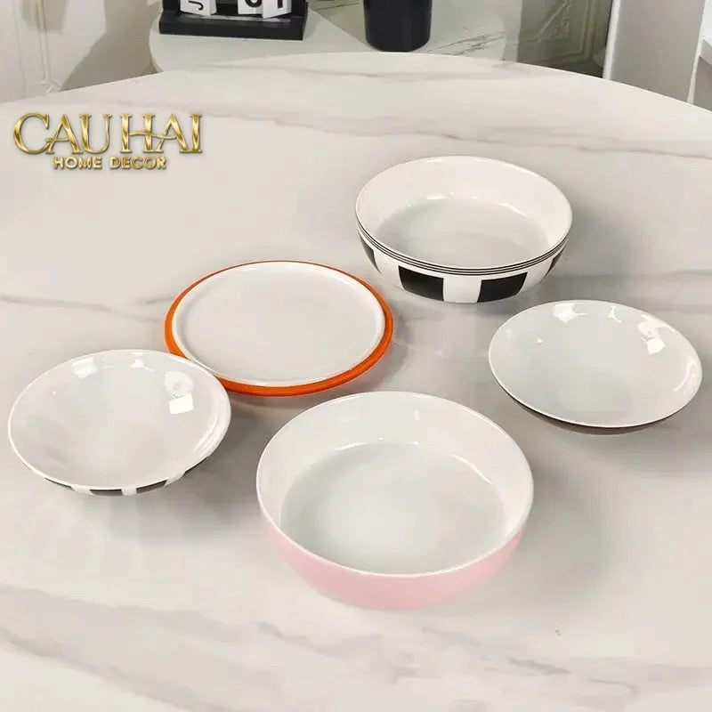 Set Đĩa Gốm Sứ Première La Petite Boule Memphis Complète Édition - Full Box-CẬU HAI HOME DECOR