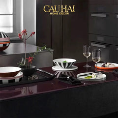 Set Đĩa Gốm Sứ Première La Petite Boule Memphis Complète Édition - Full Box-CẬU HAI HOME DECOR