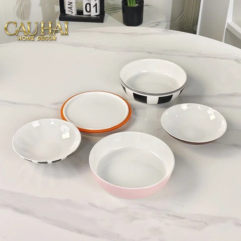Set Đĩa Gốm Sứ Première La Petite Boule Memphis Complète Édition - Full Box-SET CHÉN DĨA-Đối tác tại Trung Quốc theo từng đơn đặt hàng-CẬU HAI HOME DECOR