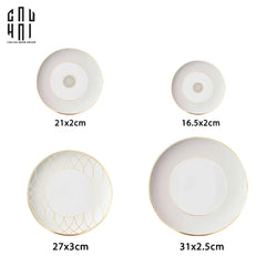 Set Dinner First Lady 4Pcs Ss25-SET CHÉN DĨA-CẬU HAI HOME DECOR