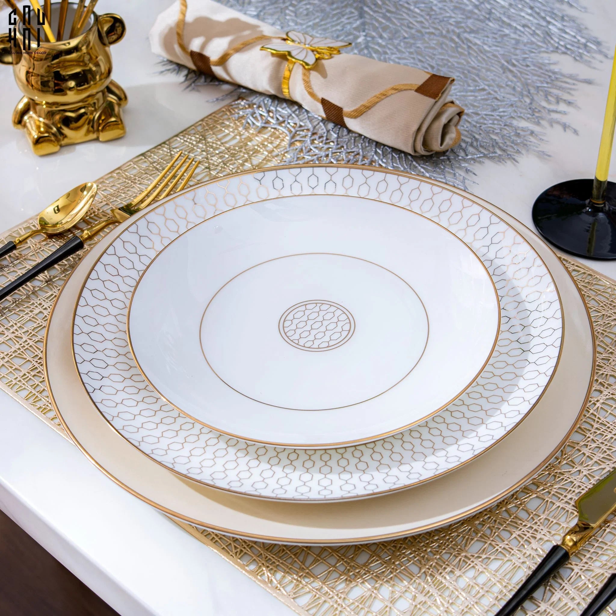 Set Dinner Le Palais 3Pcs Ss22-CẬU HAI HOME DECOR
