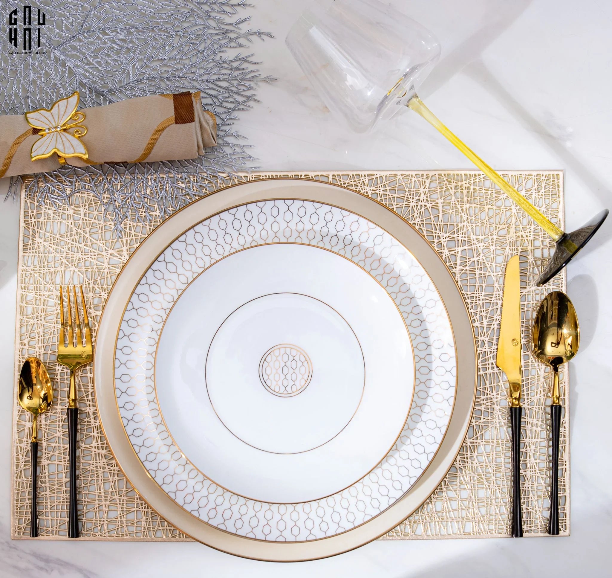 Set Dinner Le Palais 3Pcs Ss22-CẬU HAI HOME DECOR