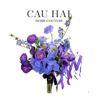 Set Hoa Royal Violet-CẬU HAI HOME DECOR