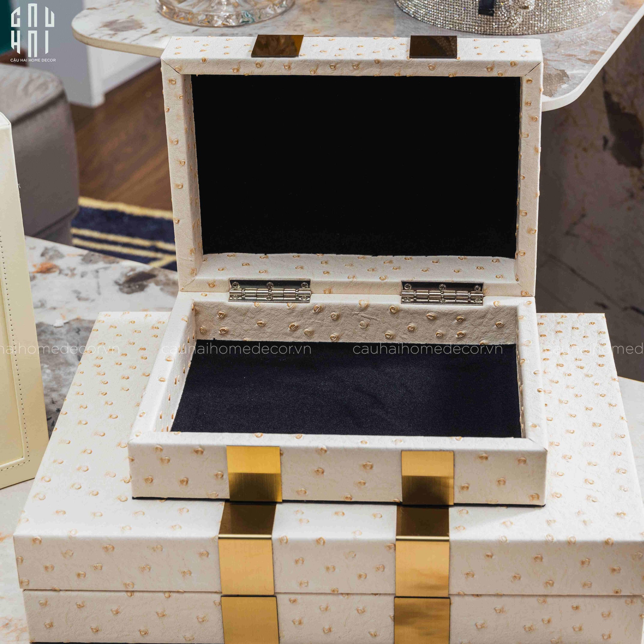 Set Hộp Trang Sức Glorious Ss22-HỘP TRANG SỨC-CẬU HAI HOME DECOR