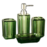 Set Nhà Tắm Acrylic 4 Món Emerald Gemstone Bathroom Vanity Set 4pcs - CẬU HAI HOME DECOR