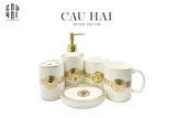 SET NHÀ TẮM VERS. CAO CẤP MEDUSA GREEK KEY 5 PCS SS25