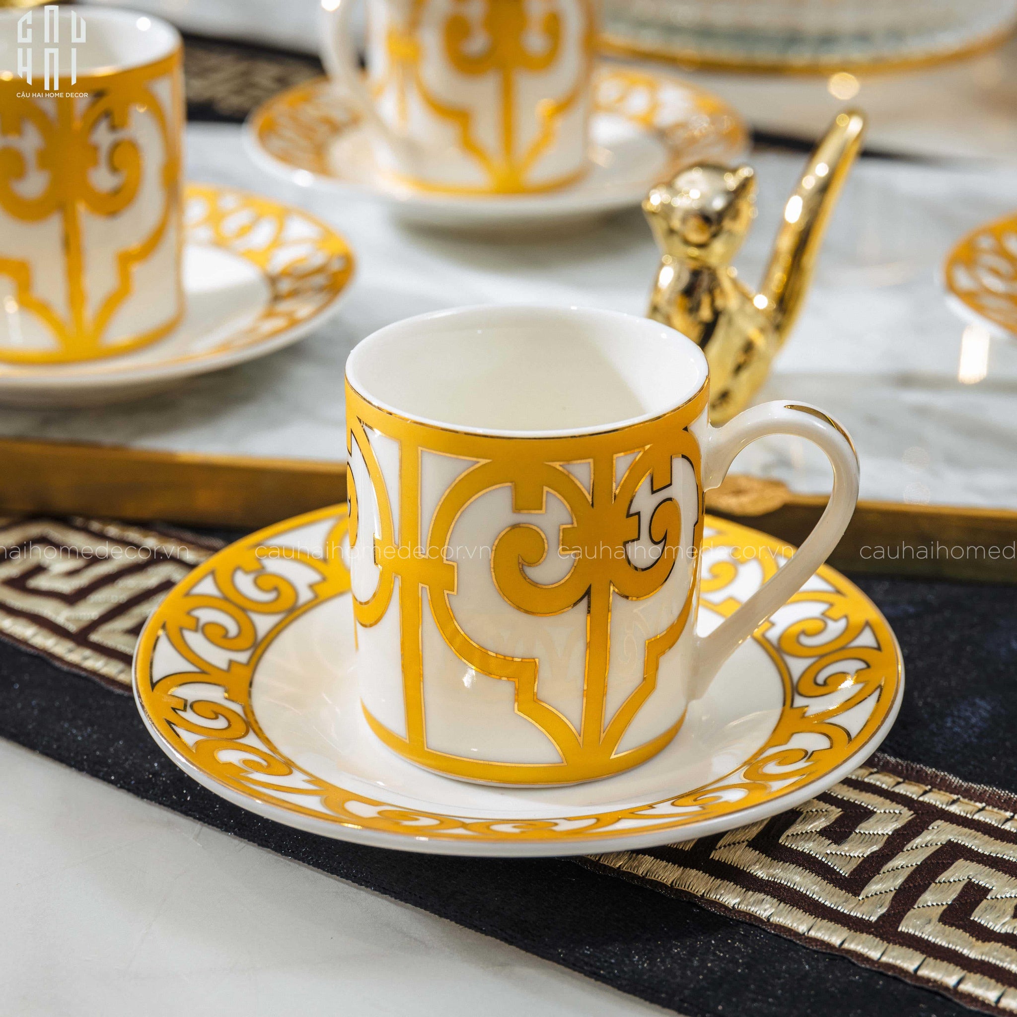 SET TÁCH TRÀ MINI ELITE-CẬU HAI HOME DECOR