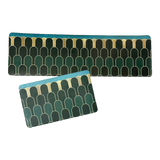 Set Thảm Bếp Da Cao Cấp -  Water & Oil Repellent 45x75/150 - The Emerald Arch