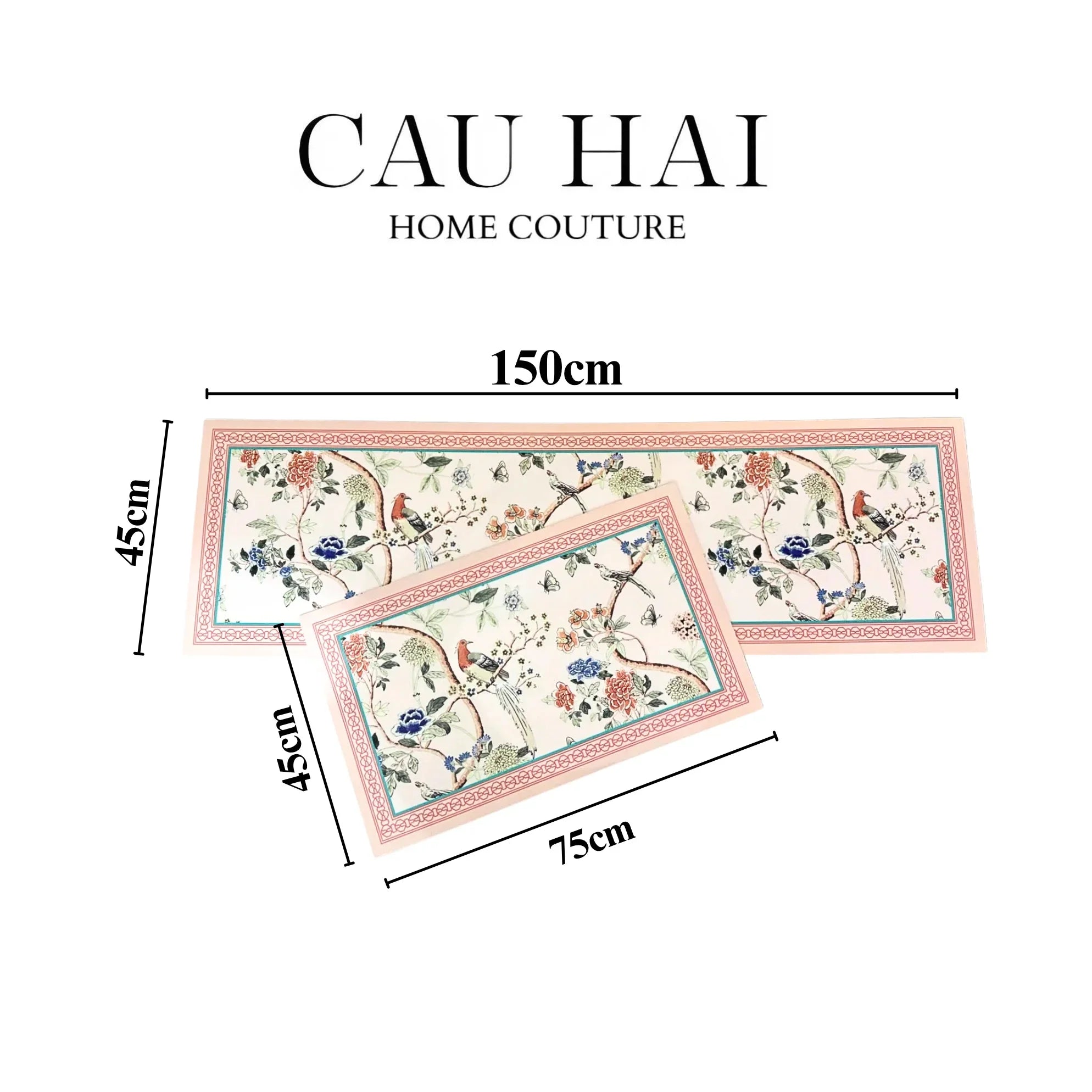 SET THẢM BẾP DA 45x75/150 LA MUSE-CẬU HAI HOME DECOR