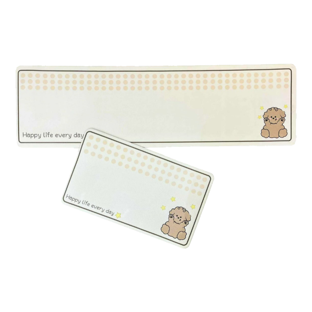 Set Thảm Bếp Da Cao Cấp -  Water & Oil Repellent 45x75/150  - Happy Puppy