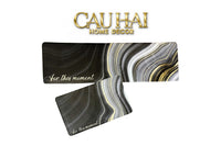 Set Thảm Bếp Da Cao Cấp - Water & Oil Repellent45x75/150 - Saturn Stella-CẬU HAI HOME DECOR