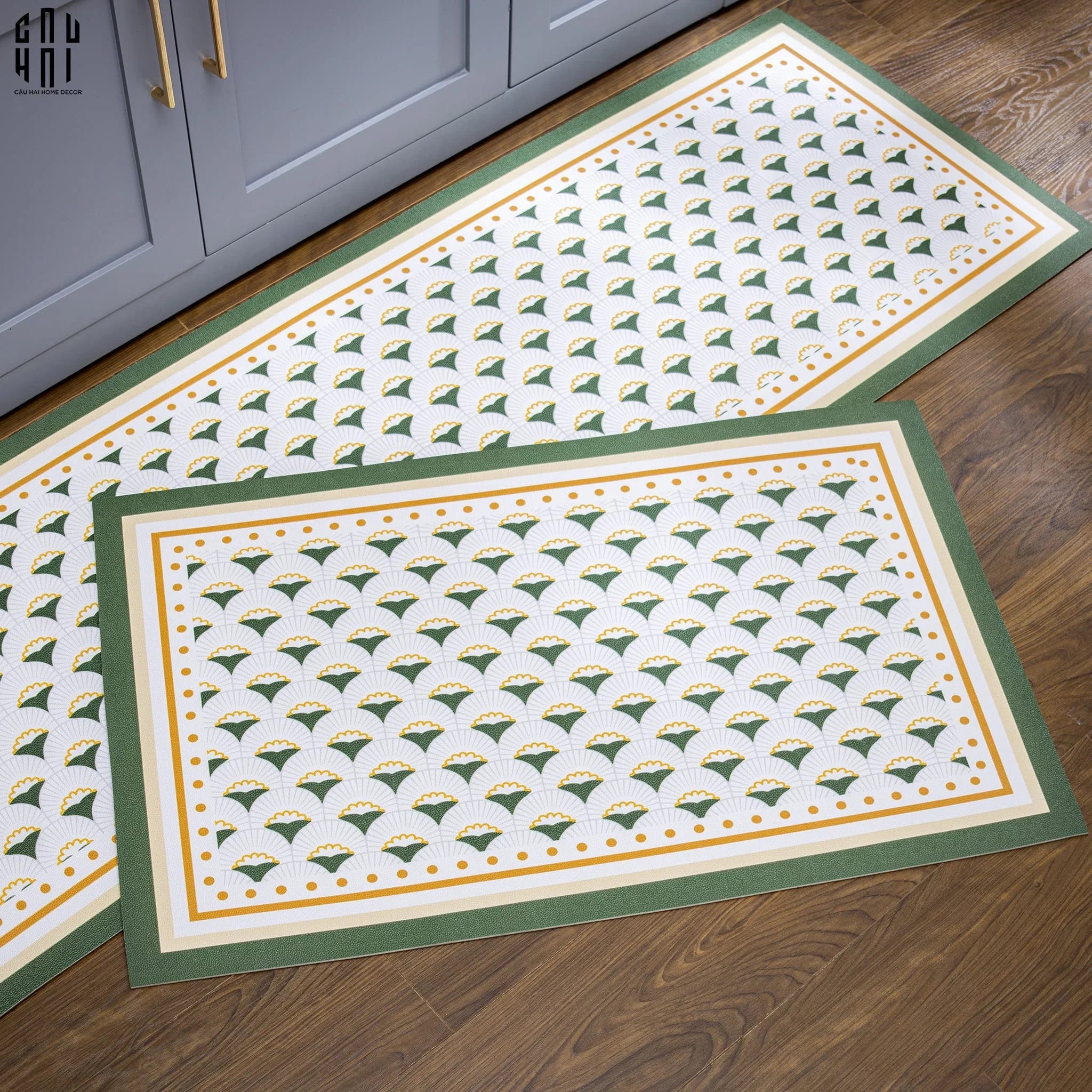 Set Thảm Bếp Microfiber 45x75/150 - Murphy-CẬU HAI HOME DECOR
