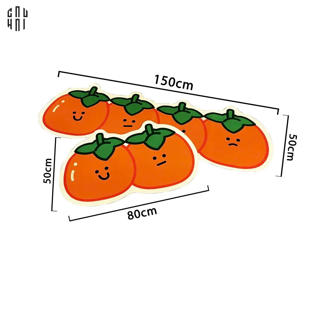 SET THẢM BẾP MICROFIBER MULTI ORANGE 1M5