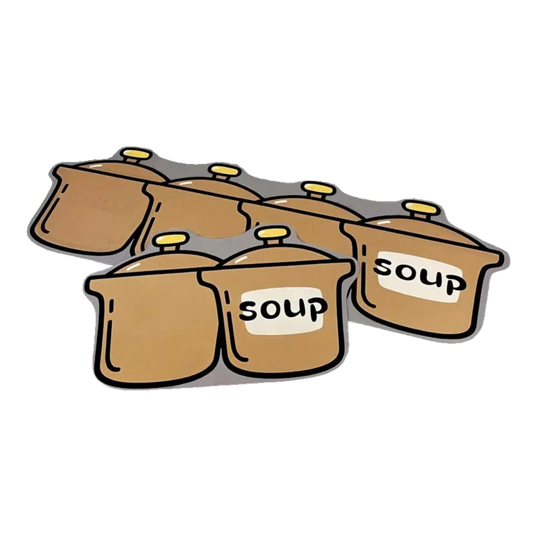 Set Thảm Bếp Microfiber Multi Pot 1M5