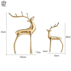 Set Tượng Golden Alley Premium-TƯỢNG TRANG TRÍ-CẬU HAI HOME DECOR