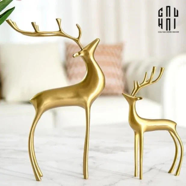 Set Tượng Golden Alley Premium-CẬU HAI HOME DECOR