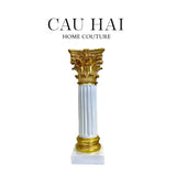 Set Tượng Hy Lạp - La Mã Phục Hưng Renaissance Heritage D’Or Valencia Gallery-TƯỢNG TRANG TRÍ-Đối tác tại Trung Quốc theo từng đơn đặt hàng-CORINTHIAN COLUMN-CẬU HAI HOME DECOR
