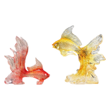 Set Tượng Resin Song Ngư Vượng Phát – Rubis Élégance-TƯỢNG TRANG TRÍ-CẬU HAI HOME DECOR