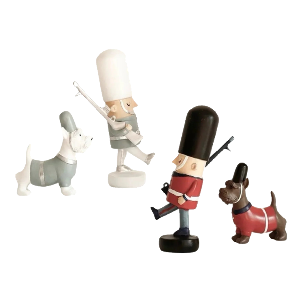 Set Tượng Lính Gác Hoàng Gia Royal Guards Puppy