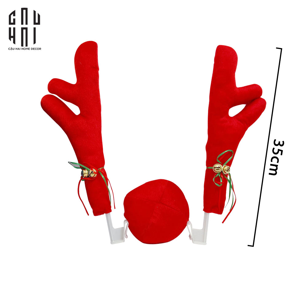 SỪNG GIÁNG SINH TREO OTO-CẬU HAI HOME DECOR