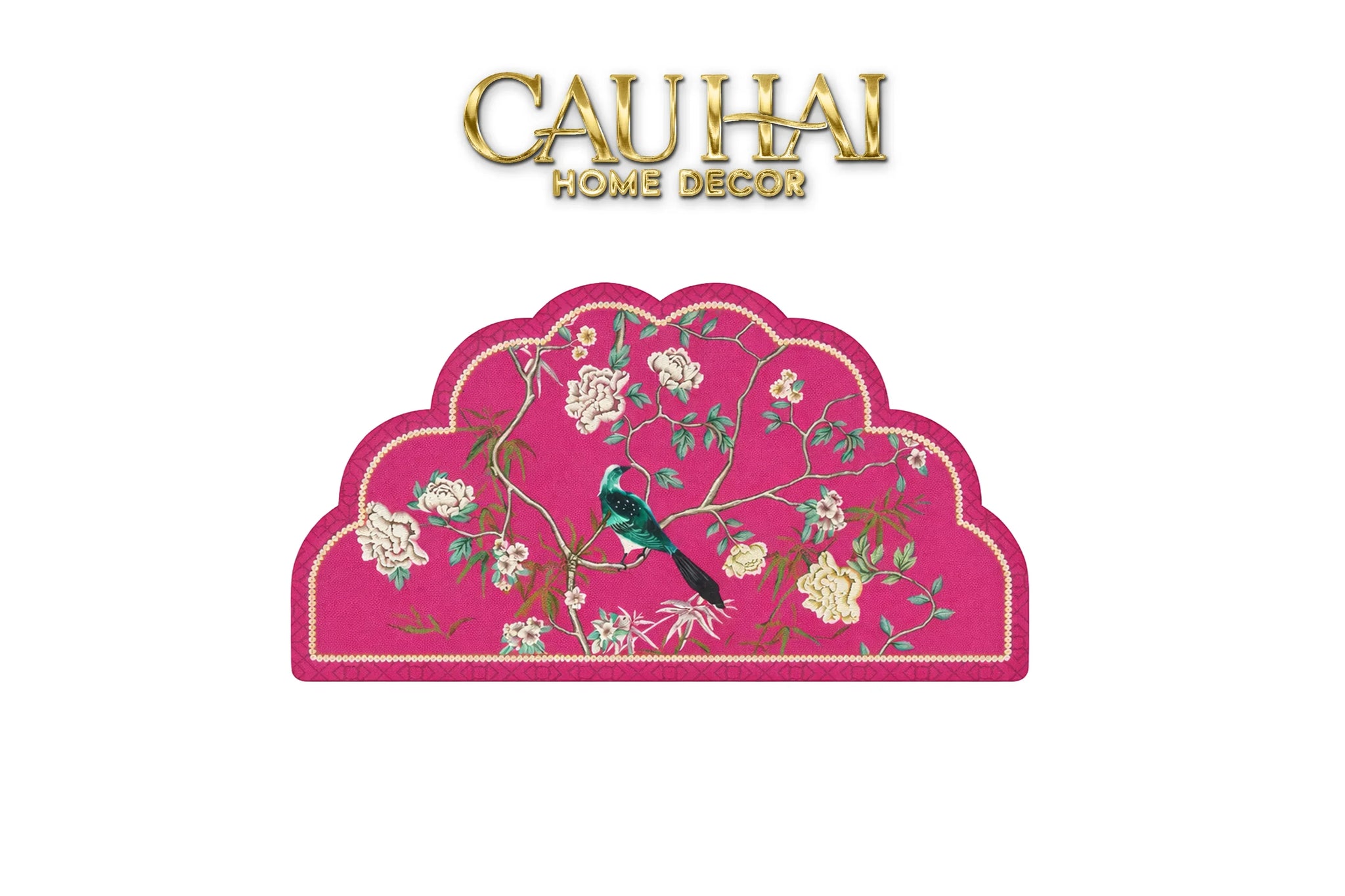 Thảm Cửa / Thảm Bathroom  Micro-Nappa  Gen8  45x80 Fuchsia Pink Jardin Ruyi Dynasty