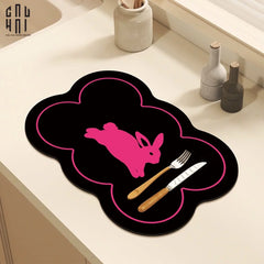 Tấm Lót Microfiber Pink Hopper-TẤM LÓT BÀN ĂN-CẬU HAI HOME DECOR