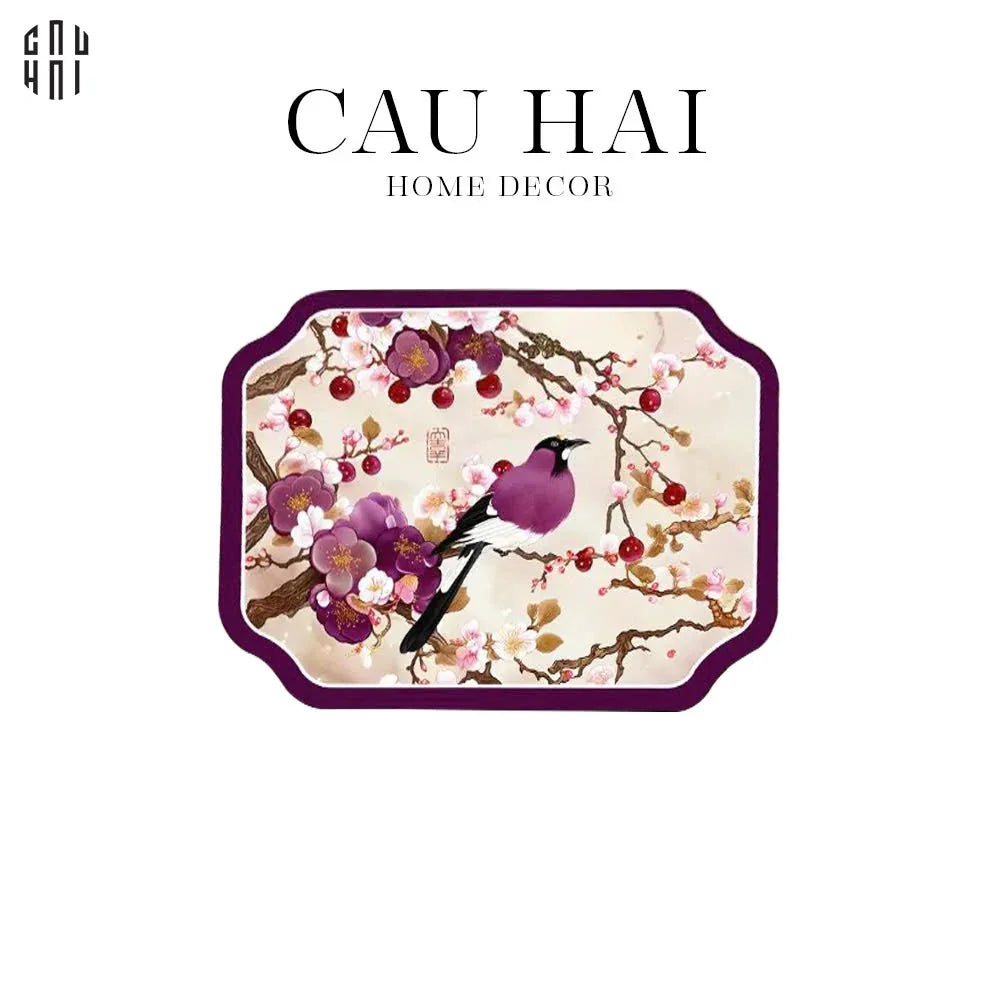 Tấm Lót Microfiber Violet Blossom Spring 30X40Cm-CẬU HAI HOME DECOR