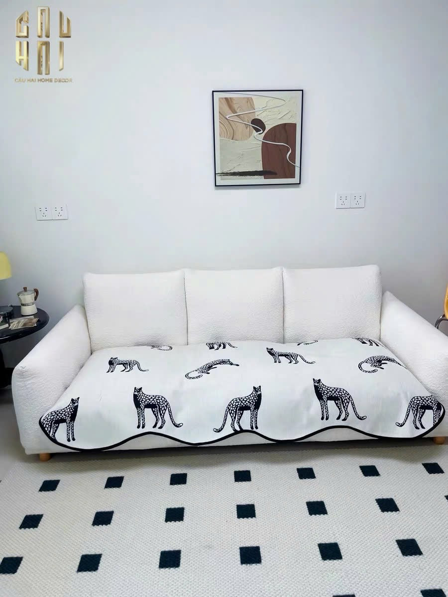 TẤM PHỦ SOFA - 90X210 - PANTHER SQUAD-1- Cậu Hai Home Decor