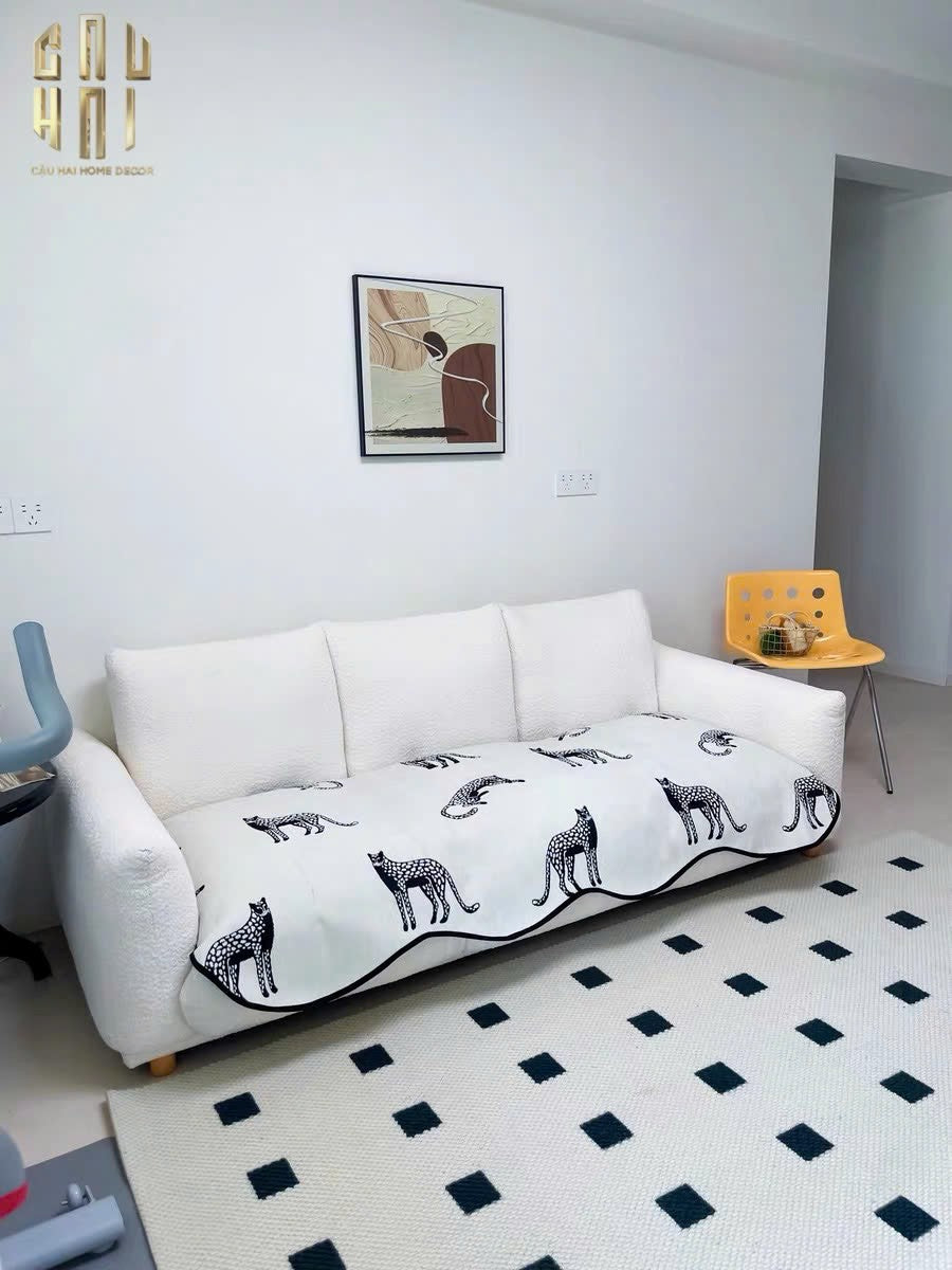 TẤM PHỦ SOFA - 90X210 - PANTHER SQUAD-3- Cậu Hai Home Decor
