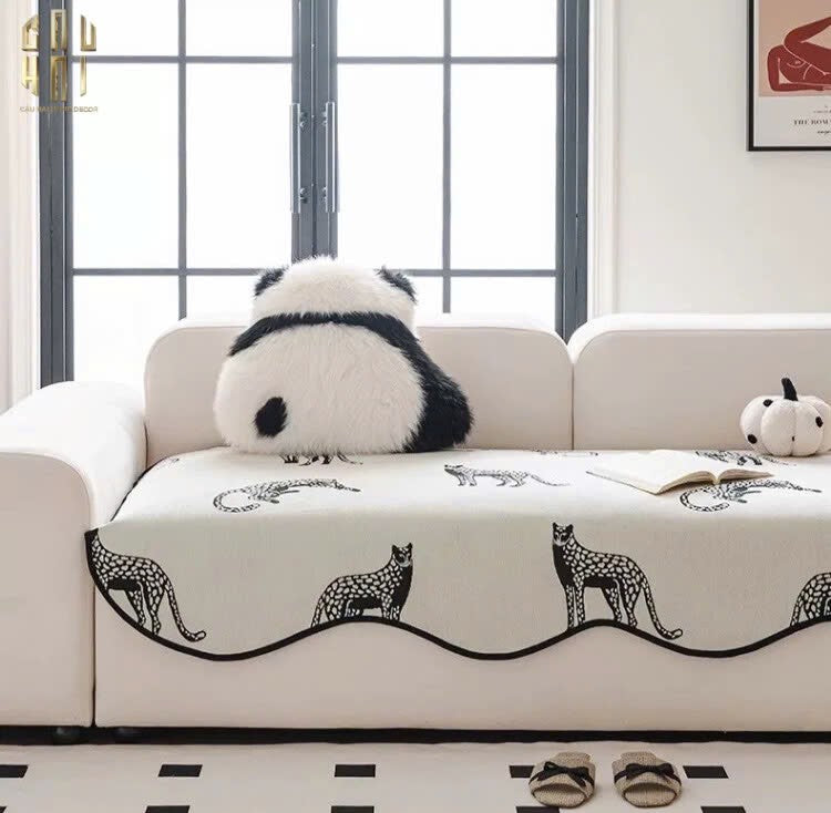 TẤM PHỦ SOFA - 90X210 - PANTHER SQUAD-5- Cậu Hai Home Decor