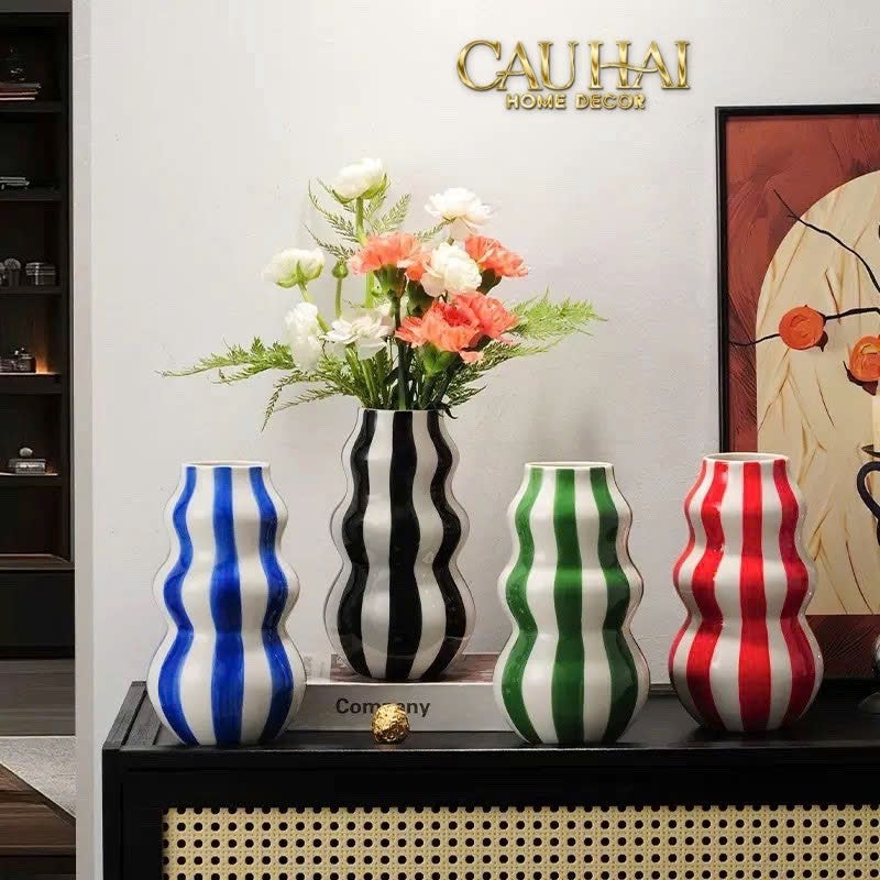 Tết Couture - Bình Hoa Grande Cherry Clowny H23 - CẬU HAI HOME DECOR