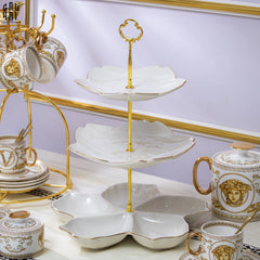 Tết Couture - Đĩa Bánh 3 Tầng Jasmine Étagère Trois Niveaux-SET CHÉN DĨA-CẬU HAI HOME DECOR