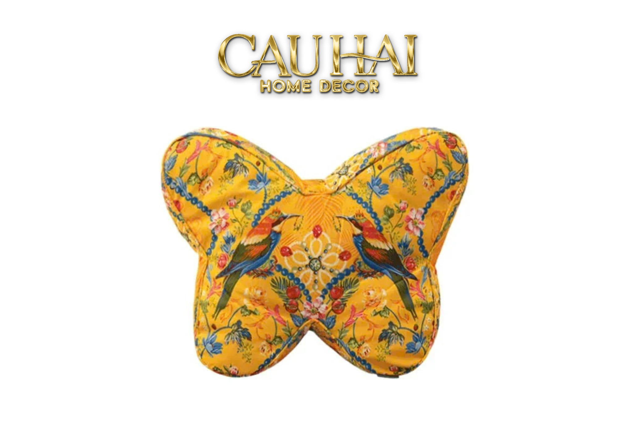 Tết Couture - Gối Nhung Emperor Éclat Papillon D'Or - CẬU HAI HOME DECOR