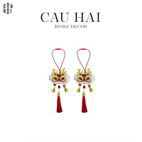 Tết Couture - Set 2 Dây Treo Lân May Mắn-Trang Trí Tết-CẬU HAI HOME DECOR