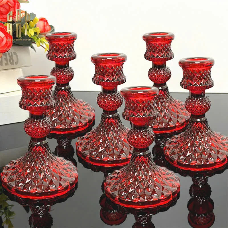 Tết Couture - Set 2 Đế Nến Éclat De Rouge - CẬU HAI HOME DECOR