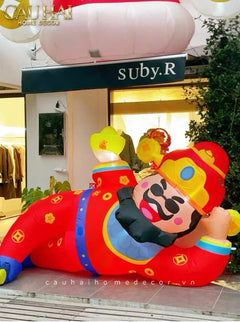 Tết Couture - Thần Tài Bơm Hơi Inflatable God of Wealth D300-CẬU HAI HOME DECOR