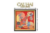 Tết Couture - Tranh Canvas Uv Gen5 Flora De Fortune Heritage Bloom 108x108-TRANH TREO TƯỜNG-CẬU HAI HOME DECOR